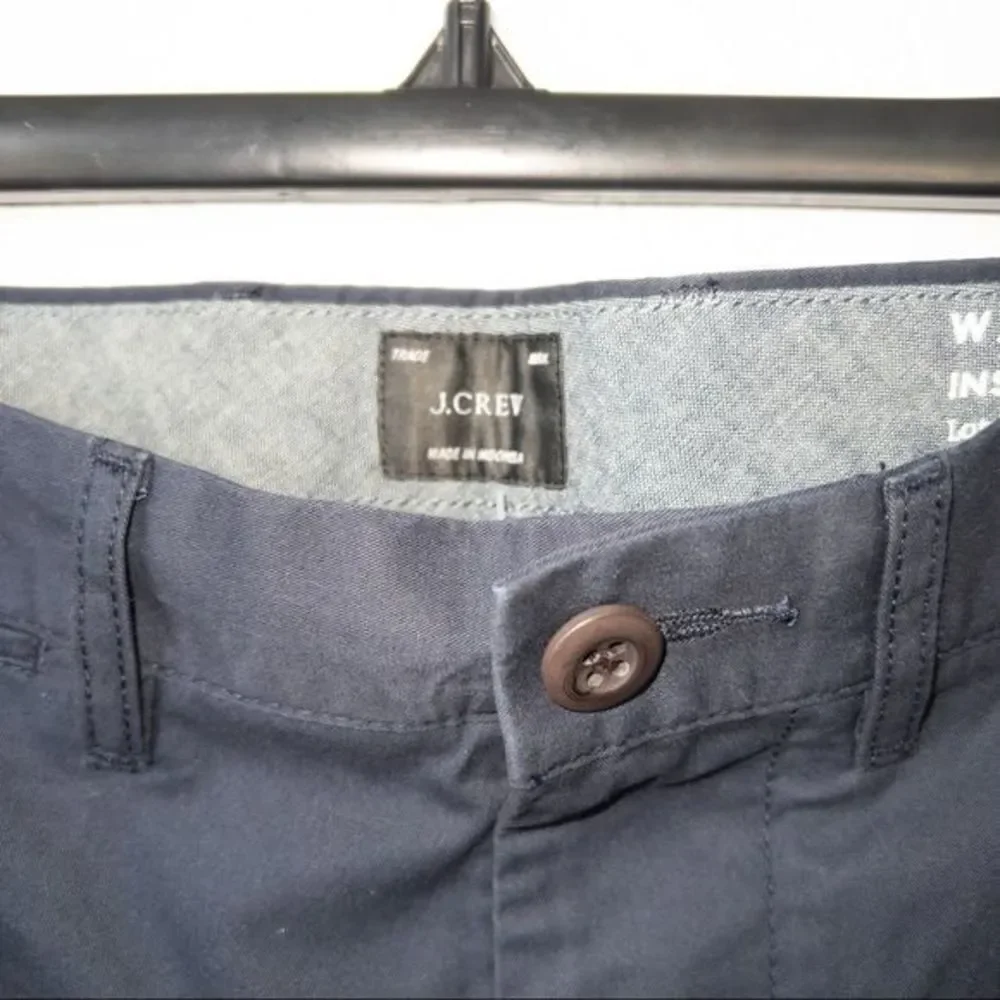 NWT J. Crew Navy‎ 9” Stretch Chino Shorts Size 29